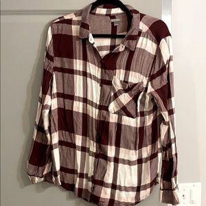 Maroon Flannel